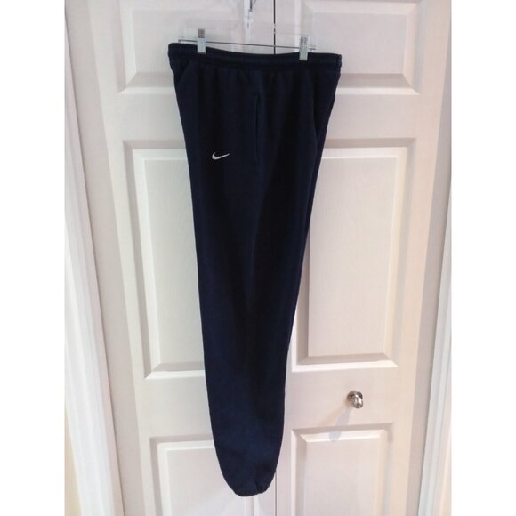 Vintage 90s Nike Men's Track Sweatpants Joggers Size XL Navy Made in Canada - Picture 8 of 9